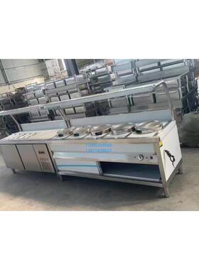 定制商用保温粥车汤桶车保温台售饭台粥台粥锅暖汤炉煲粥快餐车