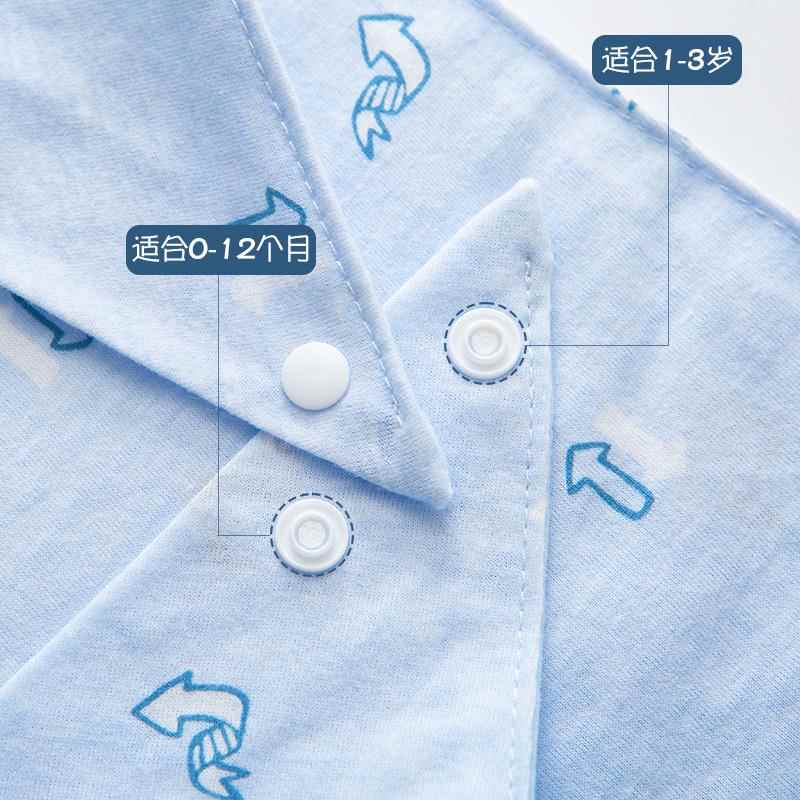 Summer ultra-thin baby saliva towel triangle towel baby pure cotton bib newborn anti-vomiting milk bib children's scarf