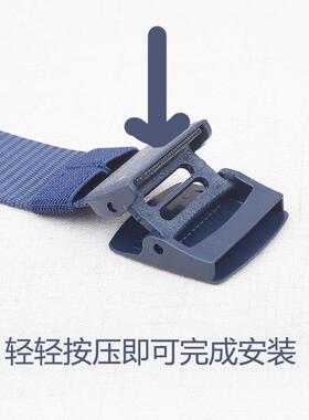 男士休闲腰带尼龙塑料扣头无金属免安检军训户外裤带透气轻便皮带