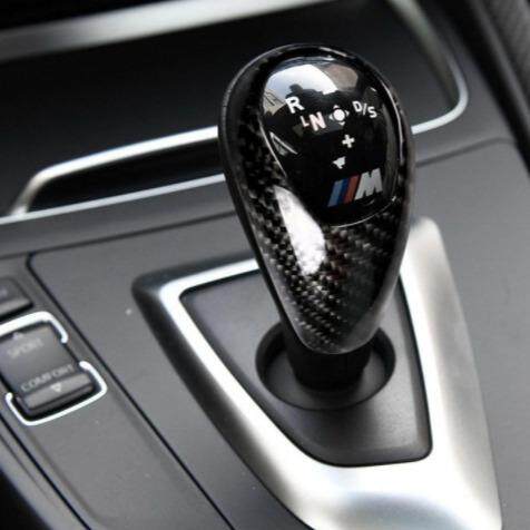 适用BMW F87M2/ F80M3/ F82 F83 M4/F10 M5 碳纤维排挡头装饰面盖 - 图2