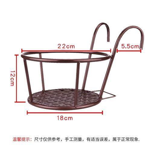 加粗花架北欧铁艺栏杆吊兰绿萝花盆架阳台悬挂花架花欧式窗台挂架,淘宝优惠券,粉丝福利购,淘宝优惠卷