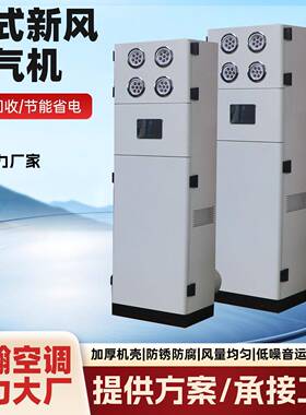 柜式新风换气机家用商用通风全热交换器双向流新风机低噪音通风机