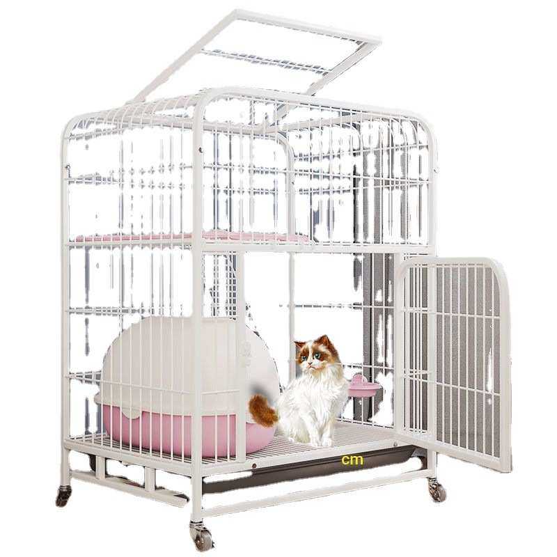 猫笼猫厕一体家用室内别墅大自由空间加粗带厕所猫咪宠物猫舍屋,淘宝优惠券,粉丝福利购,淘宝优惠卷