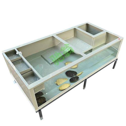 yut透明乌龟缸水龟半水龟巴西蛋龟繁殖池龟箱耐晒窄桥轻体玻璃缸 - 图2