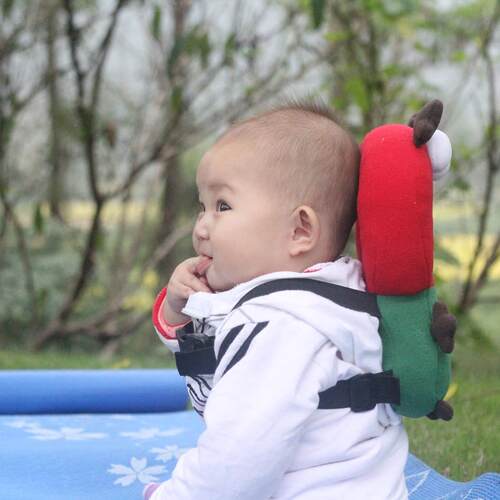 PLUMO皮洛姆宝宝防摔头部保护垫 学步婴儿防撞护头背带幼儿护头枕 - 图2