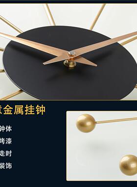 挂钟BK0847格客家用厅现代简约大气时尚时钟创意网红栅级高感挂墙