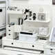 New hole plate storage rack desktop storage box student dormitory desk stationery storage rack office workstation complete