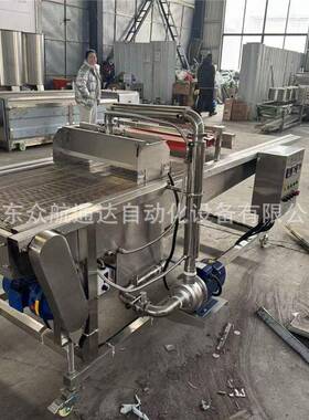 夹心米饼巧克力涂层机冻干水果裹涂可可脂设备面包片裹涂黄油设备