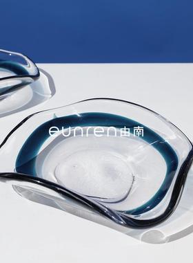 由简约轻售TOX楼处样板房间软南装饰品家居奢茶几水果盘收纳托盘