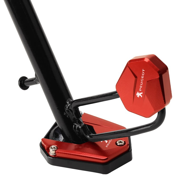 适用标致摩托车速战SF4改装边撑加大底座 侧支架稳固垫 脚撑配件 - 图0