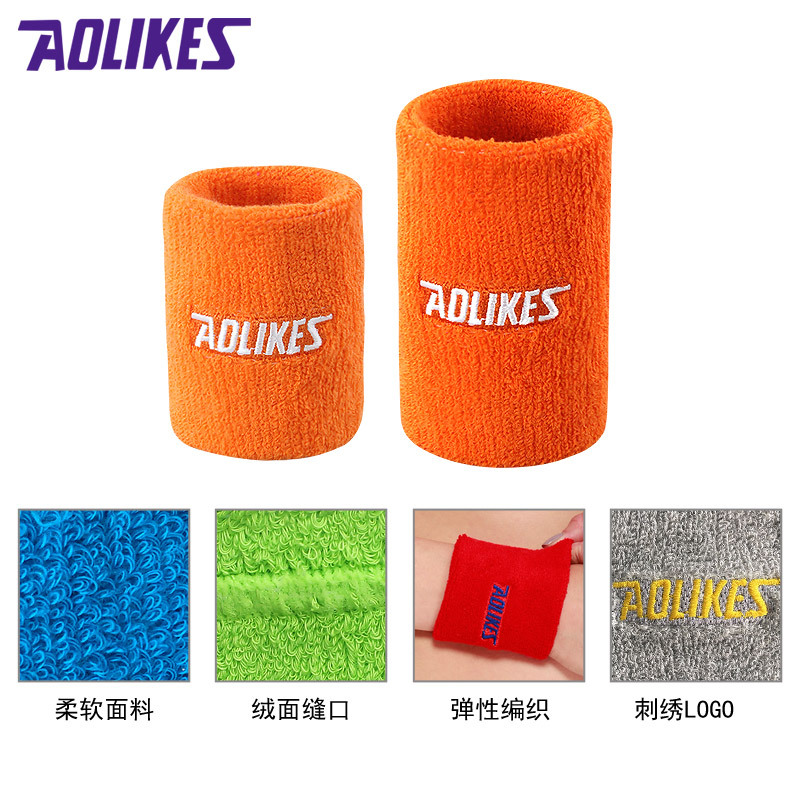 毛巾护腕吸汗运动男女篮球网球羽毛球器械擦汗足球透气瑜伽护手腕 - 图3