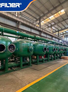 利菲尔特40m³/h泳池景观水循环过滤浅层砂过滤器低噪精度截污