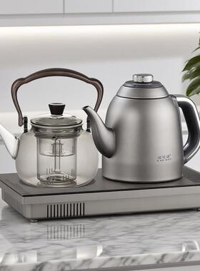 微可道纯钛烧水壶自动上水嵌入式一体茶台煮茶器智能电陶炉煮茶壶