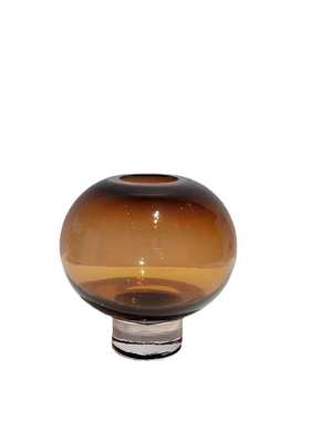 现代简约收口玻璃花瓶摆件家居样板房茶几电视柜台面插花装饰摆件