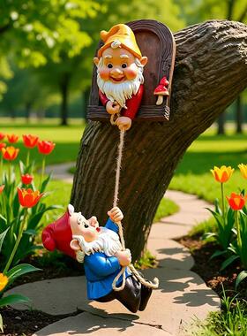 小矮人工艺品装饰品花园装饰摆件