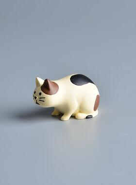 猫的窝猫笼可爱摆件迷你杂货模型新年礼物送男生女生生日日式猫窝