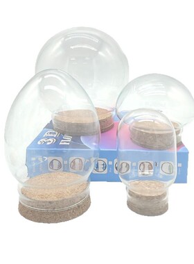 diy玻璃罩软木塞纪念品装饰摆件