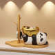 Cute lucky panda key storage ornaments for entrance living room living room desktop decorations moving new home gift