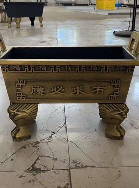 香炉寺庙铸铁镀锌板合制大型祠堂长方形室内外道观家用插香烧香