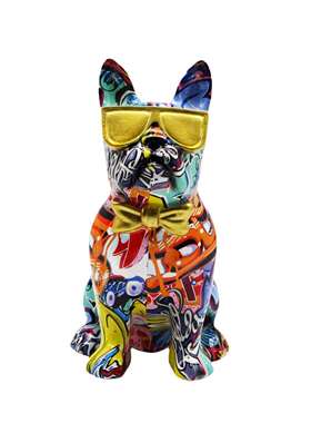 2025新款电视柜摆件高级感小众新款转印炫彩眼镜狗家居玄关办公桌