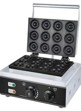 商用五格六格十二格甜甜圈机圆形蛋糕机华夫饼机家用烤饼厂家
