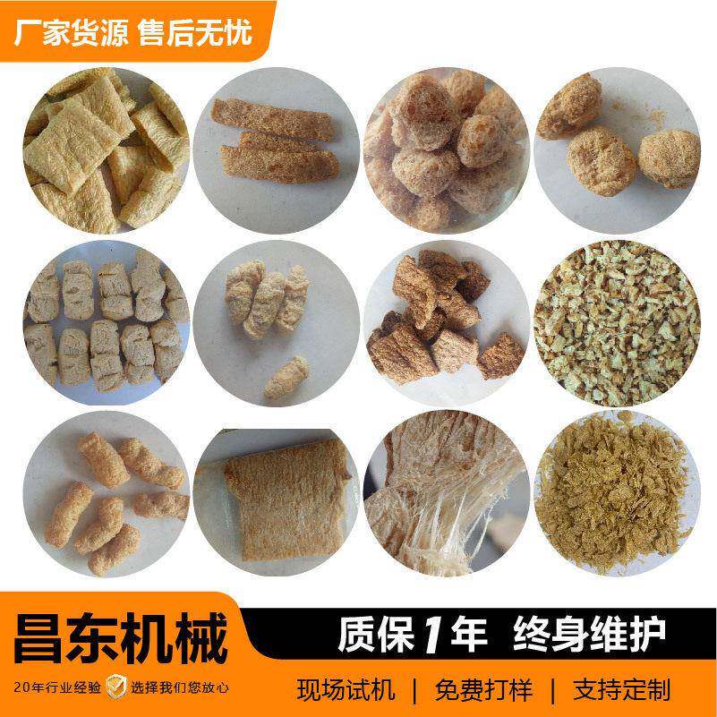Soybean silk protein production line manufacturer provides guidance on vegetarian meat twin-screw intelligent puffing machine