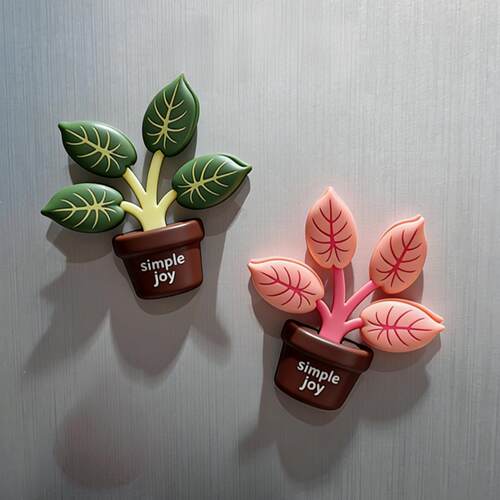 【厨房好物】绿植盆栽零食封口夹家用磁吸冰箱贴调料茶叶密封夹 - 图2