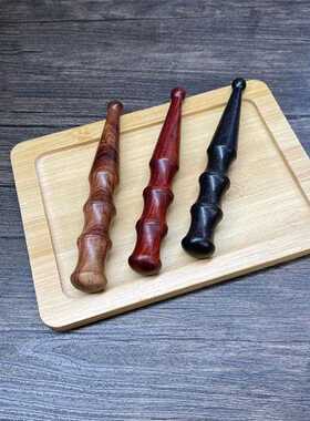 新款直销点穴棒紫檀紫光檀穴位按摩棒檀木红瑰健康足底穴位经络笔