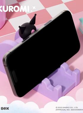 丑鱼汉顿周边盲盒办公女生工位手机支架桌面装饰摆件可爱创意礼物