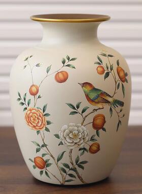 新中式陶瓷花瓶 欧式美式简约客厅玄关餐桌茶几装饰花瓶 工艺摆件