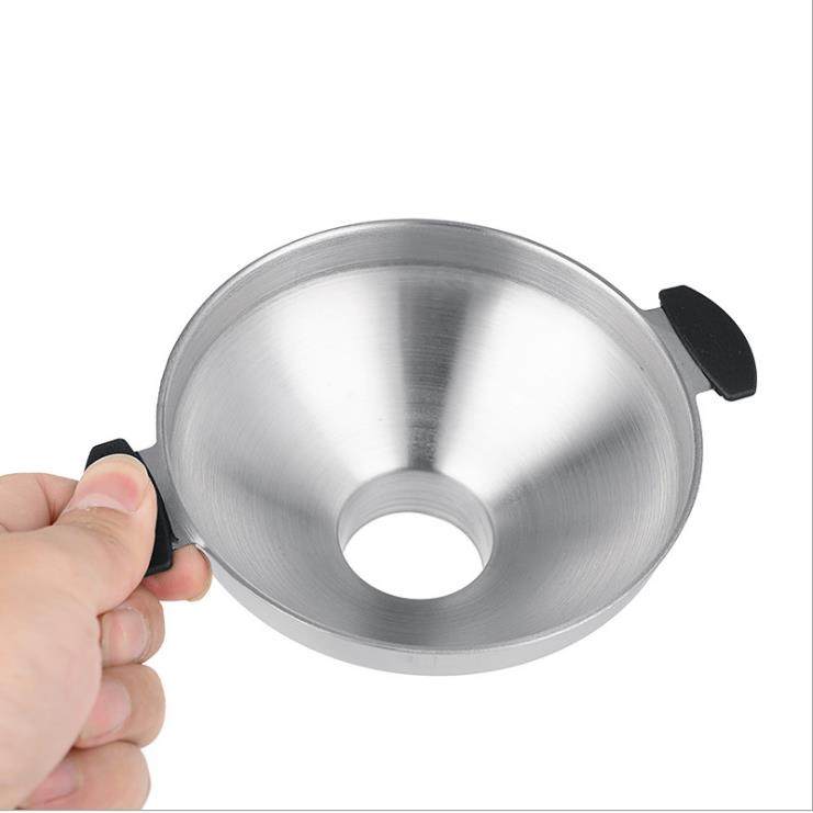 不锈钢大口径双耳漏斗 加粉漏斗果酱料漏斗酒油泡菜灌装漏斗,淘宝优惠券,粉丝福利购,淘宝优惠卷