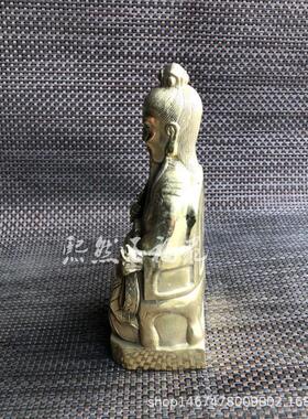 纯铜太乙真人铜像摆件风水黄铜太乙天尊神像家居装饰工艺品