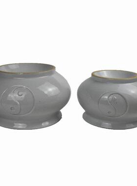 新品砭石粉烧制特大暖宫丹道温阳罐砭石罐理疗温宫温灸器融合堂