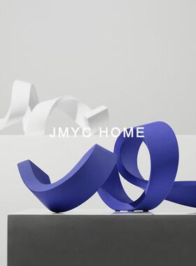 简约极简高级感客厅电视柜样板房摆件软装饰品工艺品玄关茶几酒店