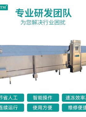 食品速液氮速机冻水饺631带鱼速冻工设备元宵速冻机械薯条冻加生