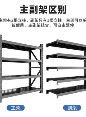 仓储货架多层置物架超市仓库快递重型储物架家用地下室车库收纳架