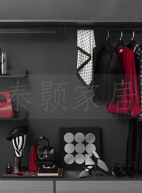 摩登系列衣帽间装饰品样板间衣服摆件卧室衣柜展厅摆设包包高跟鞋