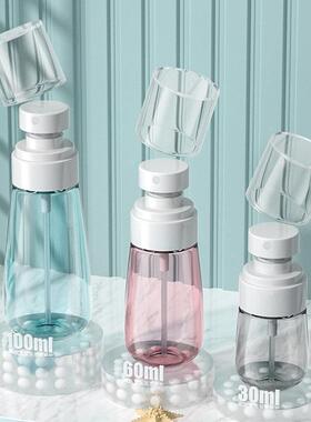 Travel-sized spray bottles for replenishing, makeup setting,