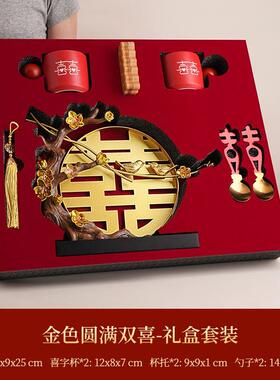高档高档送结婚布婚置房装饰客厅人订婚摆台摆件高级感小众新新婚