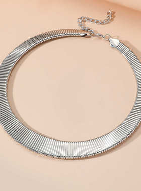 欧美夸张金属颈链气质个性高级感轻奢女士项圈