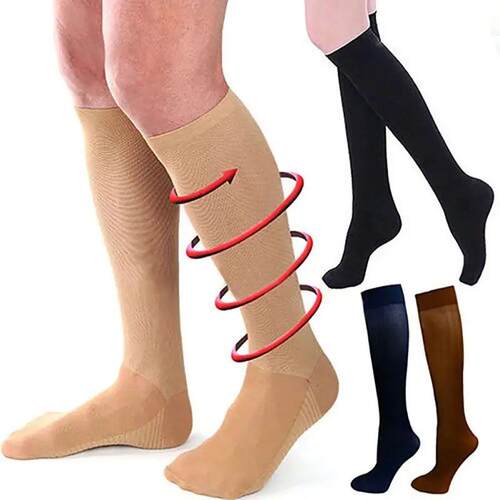 Unisex Socks Compression Stockings Pressure Varicose Vein St - 图2
