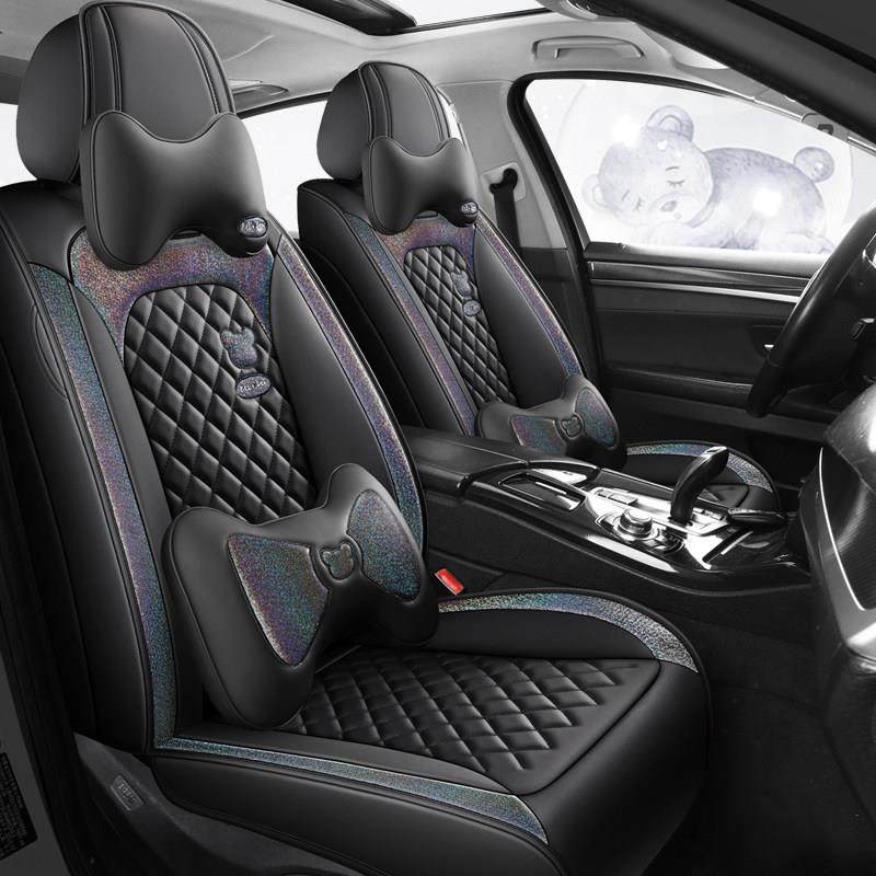 汽车坐垫四季通用全包围座套女神款飞度致炫福克斯卡通亚麻座椅套,淘宝优惠券,粉丝福利购,淘宝优惠卷