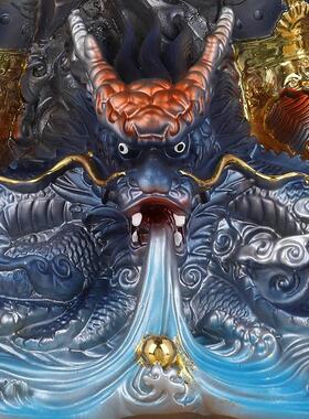 关公摆件客厅招财家用武财神关羽佛像关二爷办公司桌面供奉树脂像