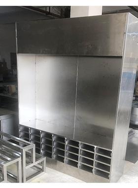 百级无尘车间FFU不锈钢洁净衣柜无尘衣柜304净化车间储衣柜