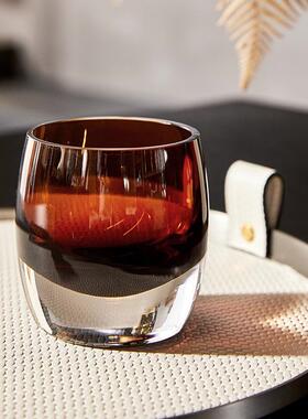 现代简约酒创意布鲁几OBX玻璃具酒杯水板壶套装桌面茶餐桌酒店样