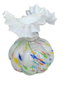 北欧简约芬顿花瓶摆件高级感玻璃轻奢花瓶摆件