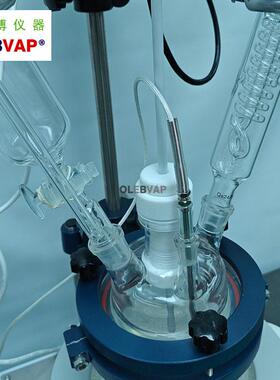 1L至5L层分体玻璃反应釜真空玻璃反应器详情咨询客服