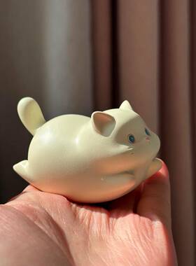 桌面摆件可爱小猫办公室工位解压客厅装饰品入户玄关装饰2025新款
