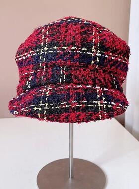 Baseball Cap Women Sun Protection Spring Summer Plaid Beach
