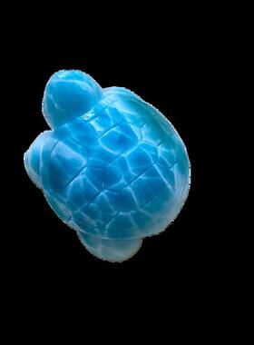 天然海纹石小乌龟吊坠拉利玛龙龟项坠锁骨链坠挂件39.2*32.5*20.7